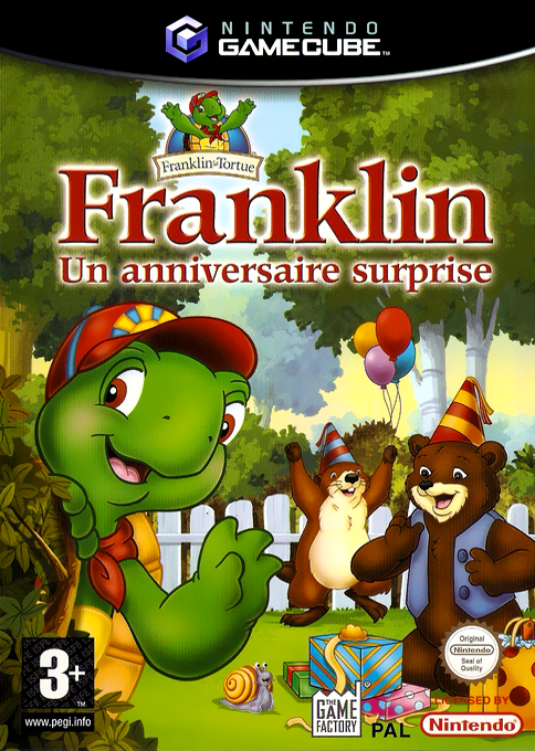 Franklin: A Birthday Surprise box art for Gamecube